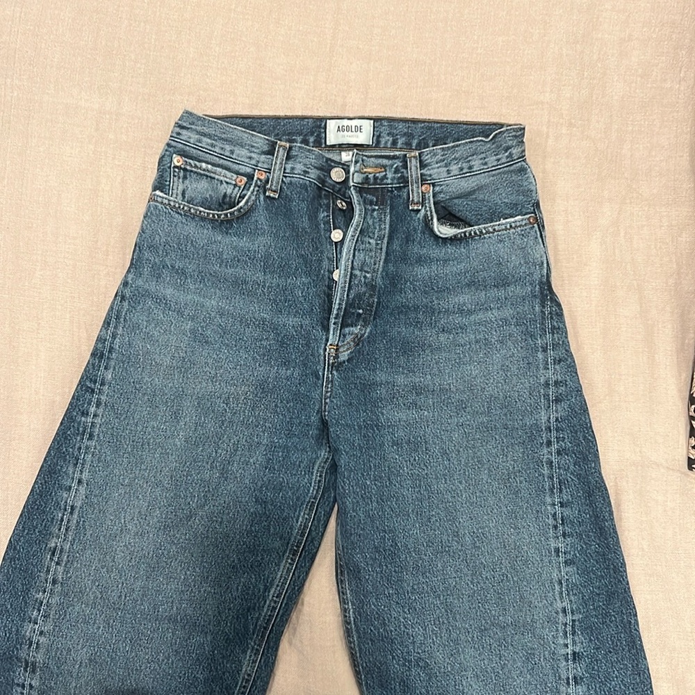 AGOLDE Luna pieced Jean 28 - barrel jeans